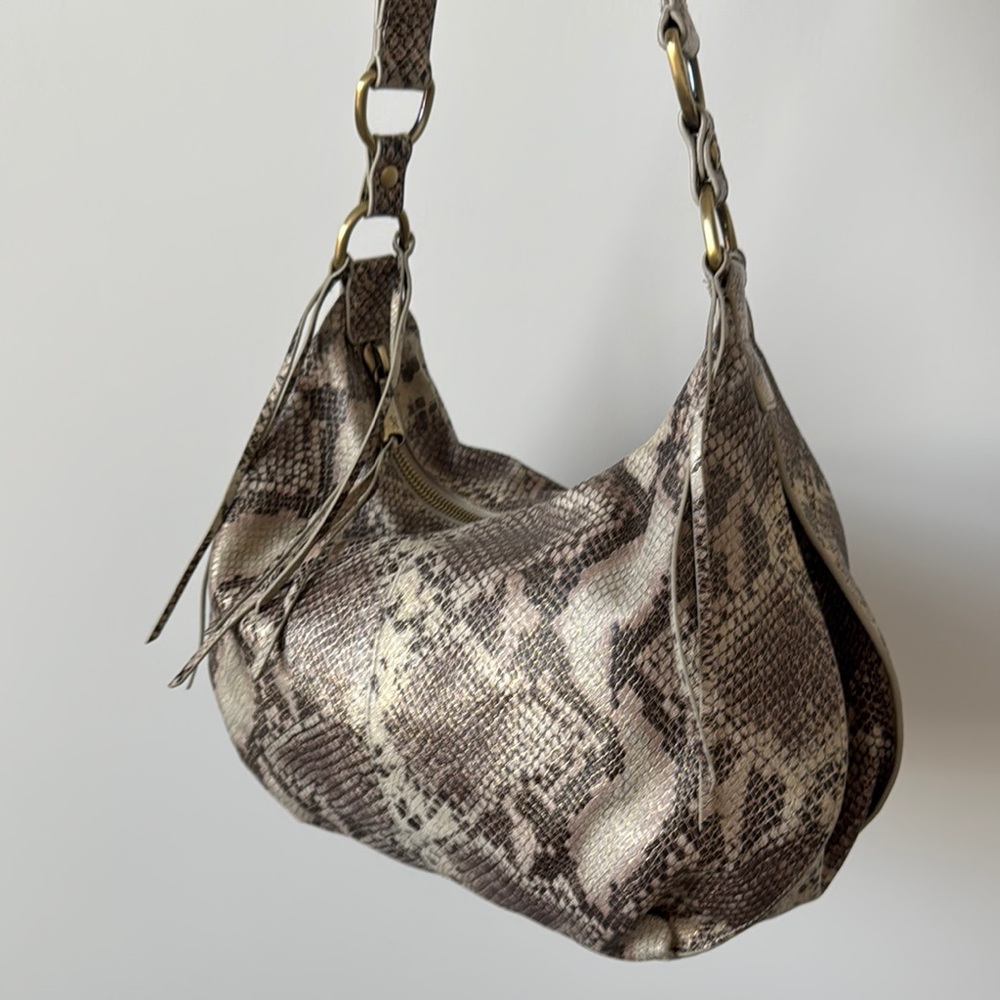 Hobo International Lennox in Glam Snake Shoulder Bag